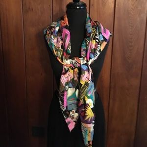 Nicole Miller Nordstrom Shopping Theme Scarf